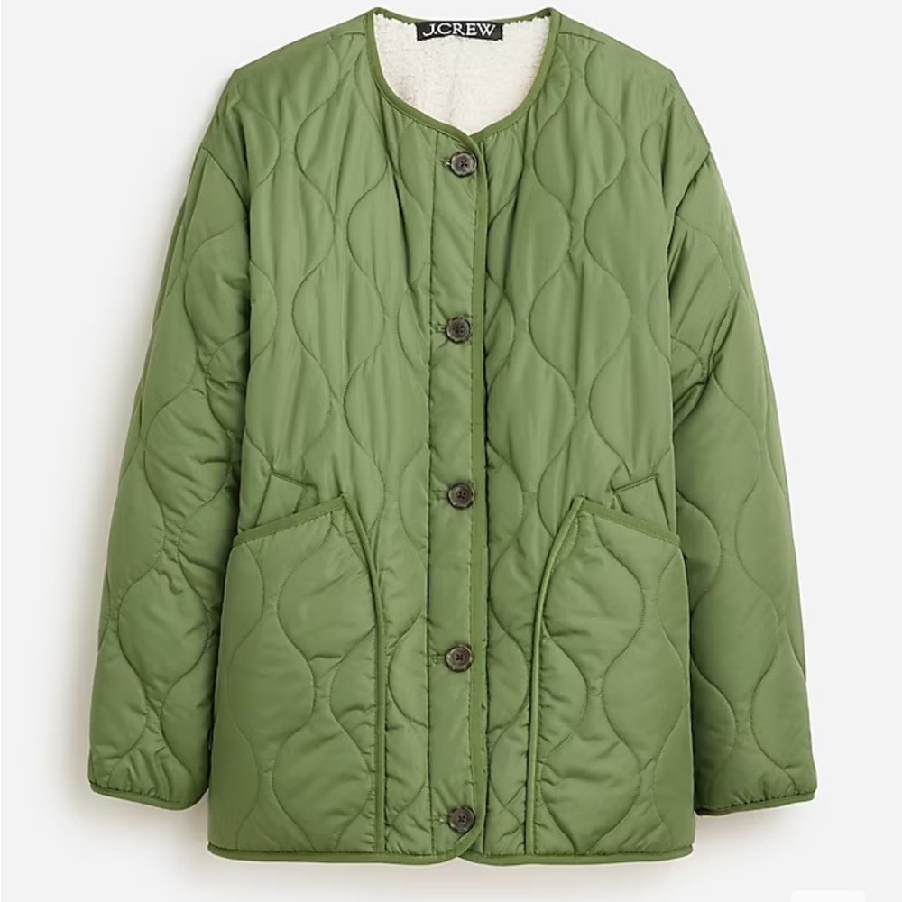 J.Crew Reversible puffer jacket